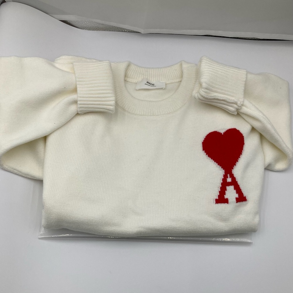 Ami women's crew neck sweater